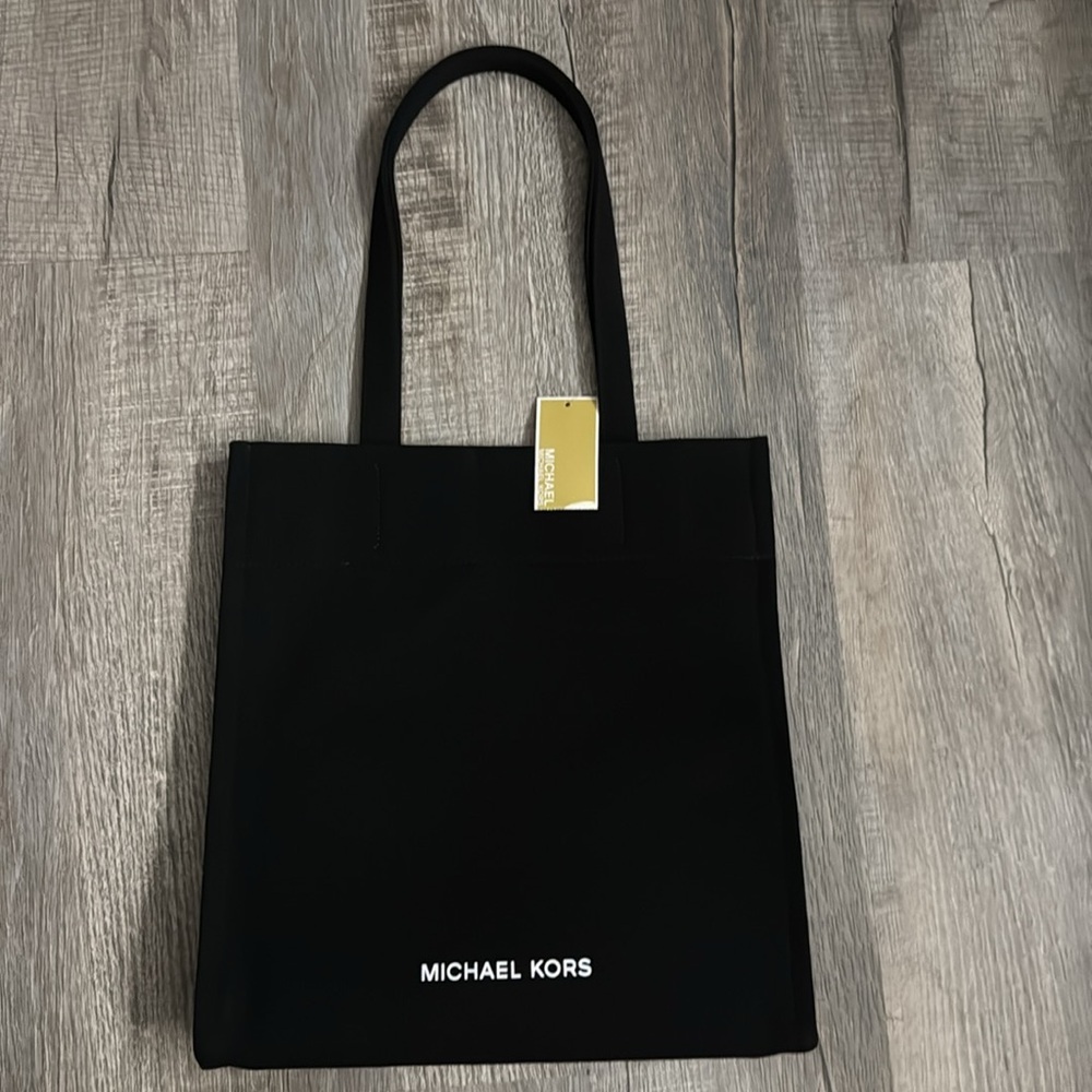 Michael Kors JET SET LARGE COTTON TOTE BAG NWT